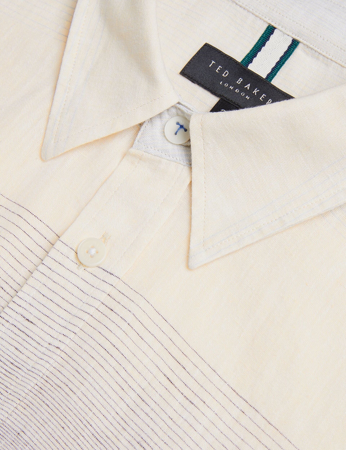 Ted Baker ACKLEY Ombre Woven Long Sleeve Shirt MULTICOLOUR