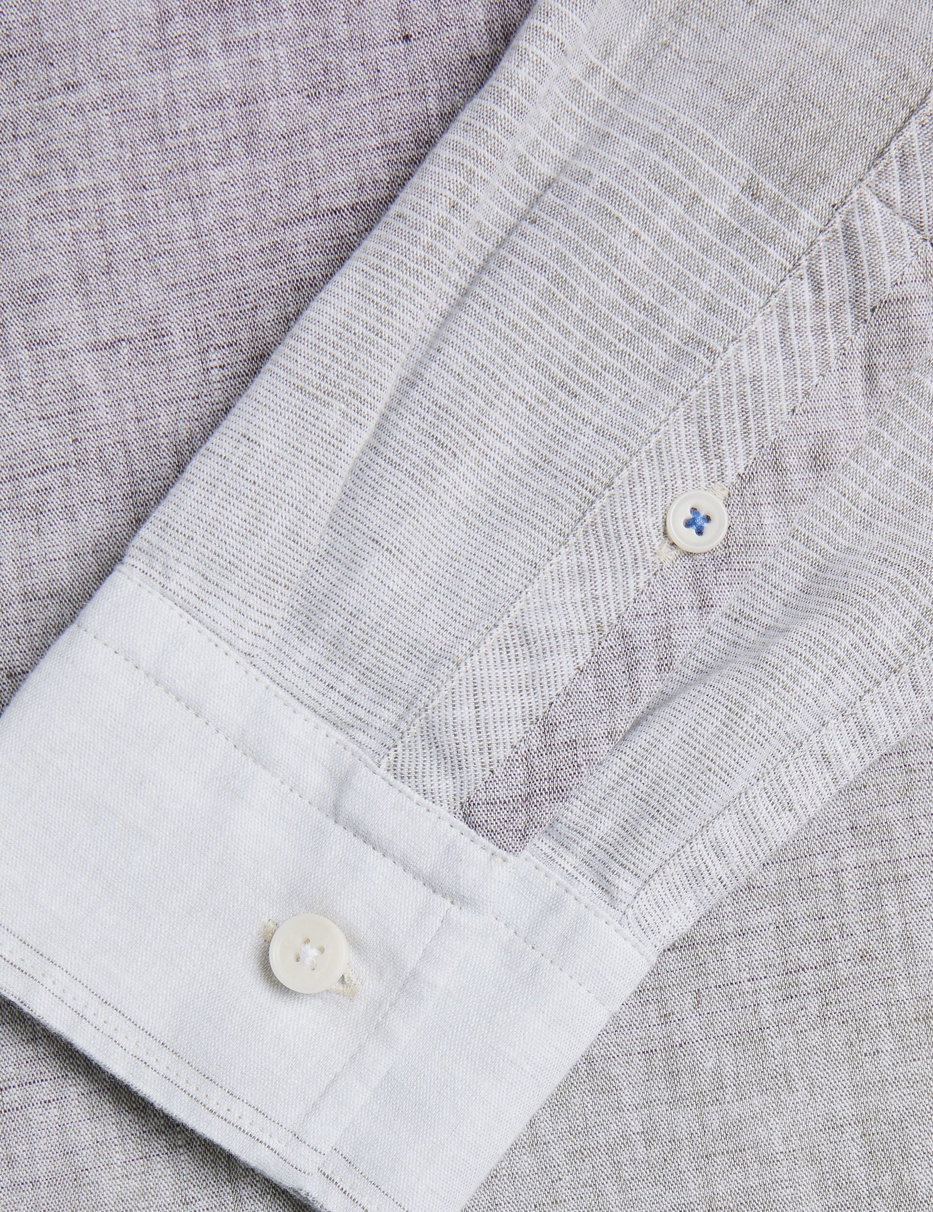 Ted Baker ACKLEY Ombre Woven Long Sleeve Shirt MULTICOLOUR