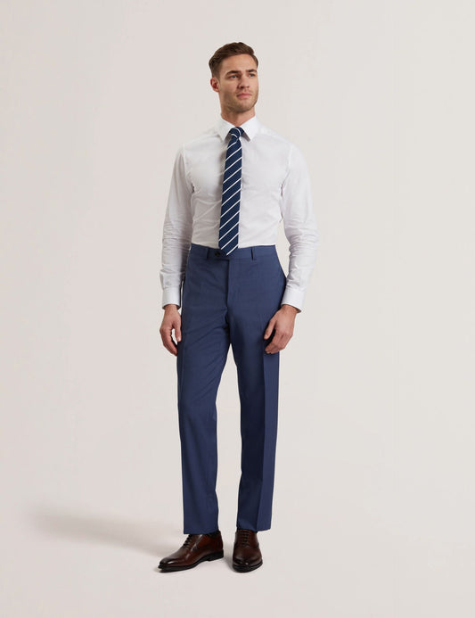 Ted Baker JAYS - Textured Woven Wool Suit Pants NAVY