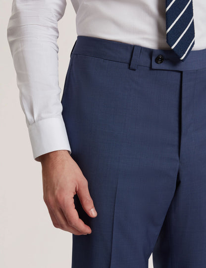 Ted Baker JAYS - Textured Woven Wool Suit Pants NAVY