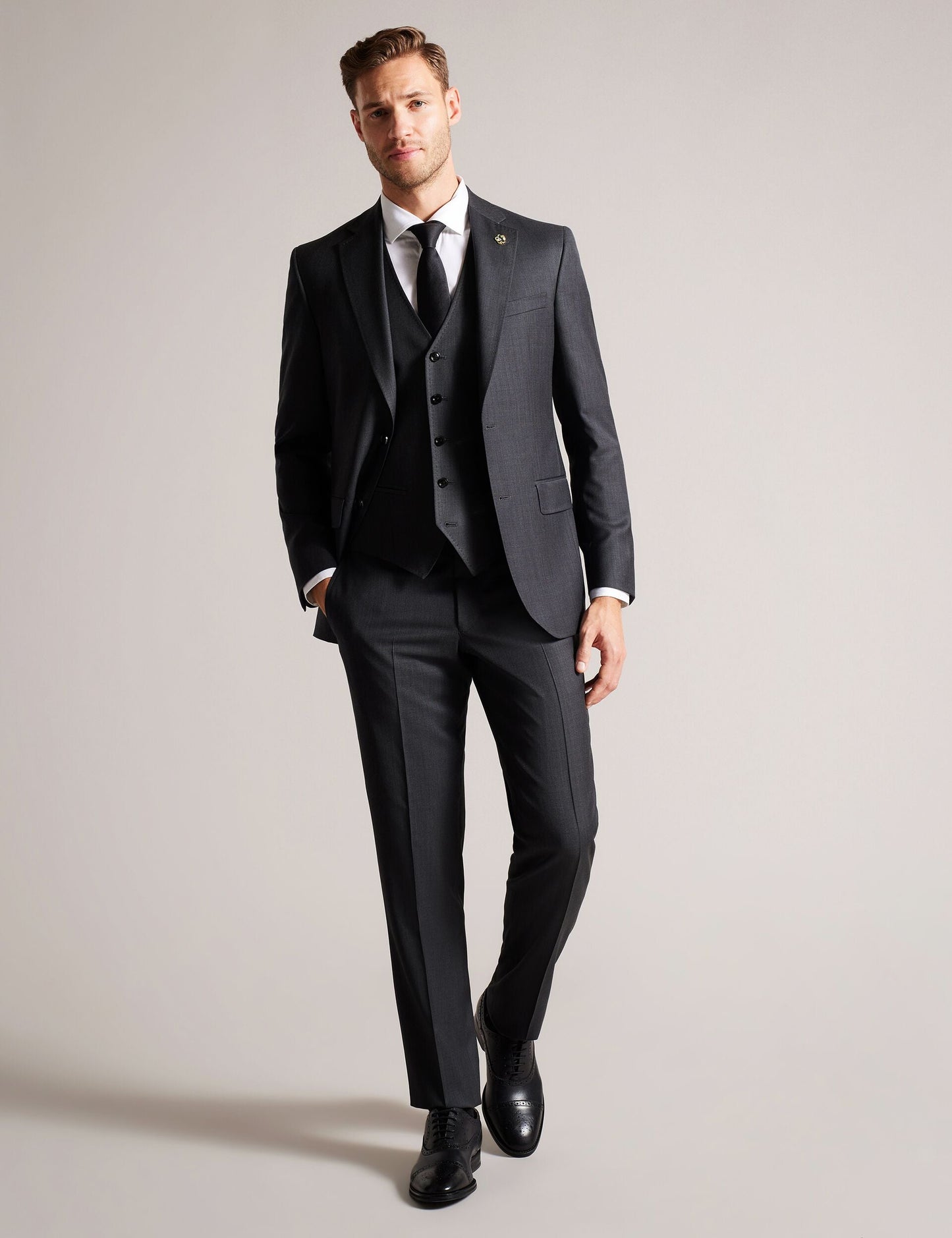 Ted Baker CORE WAISTCOAT - Grey GREY