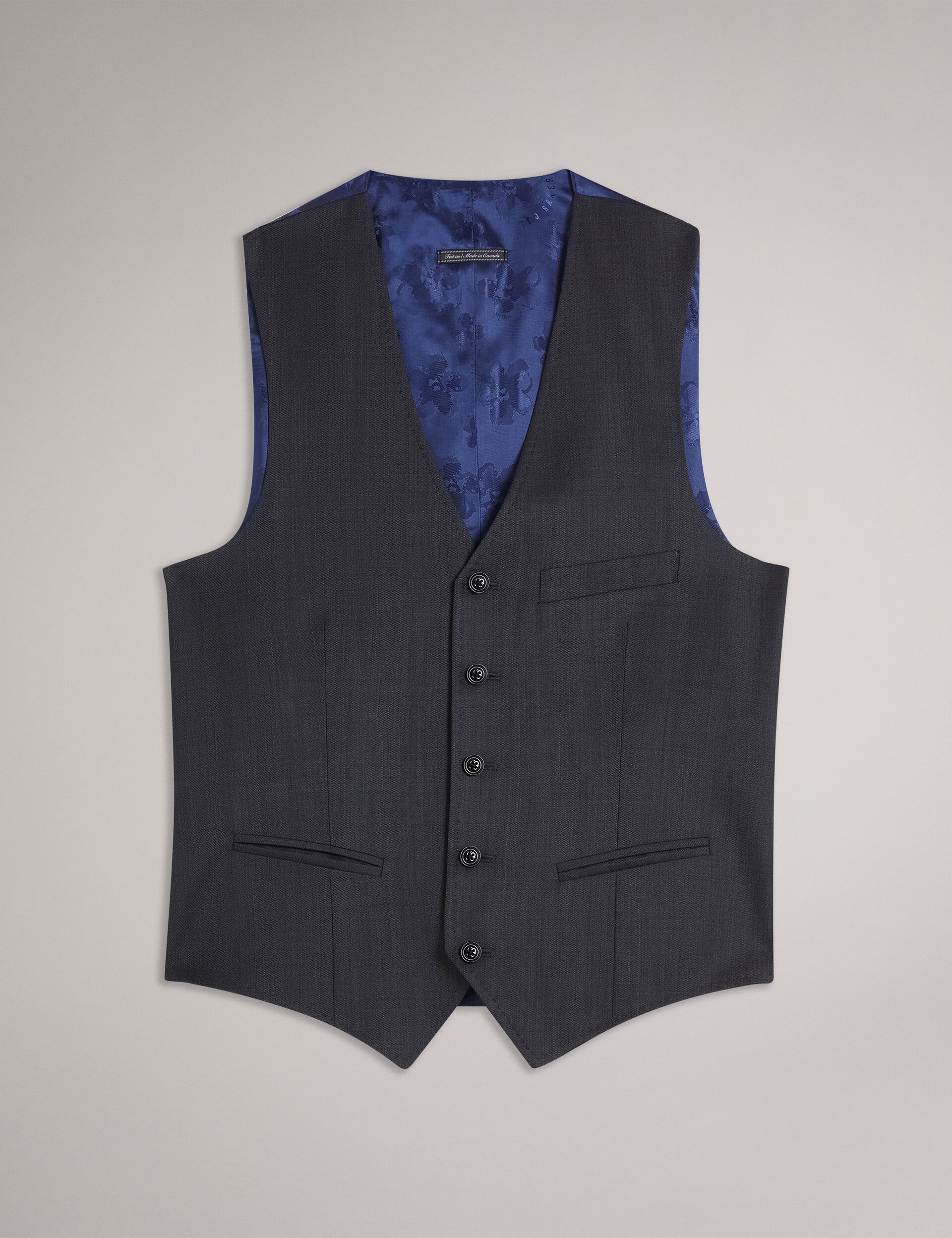 Ted Baker CORE WAISTCOAT - Grey GREY