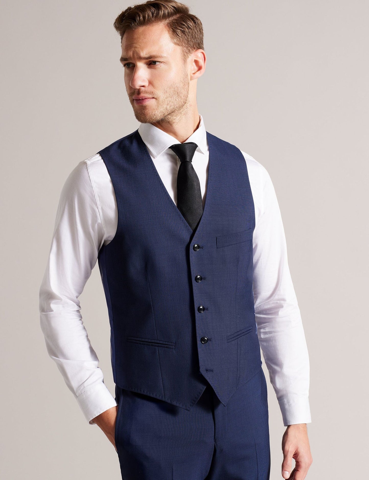 Ted Baker CORE WAISTCOAT - Brt-Blue BRIGHT BLUE