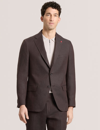 Ted Baker WINFRED Linen Modern Fit Suit Jacket BROWN