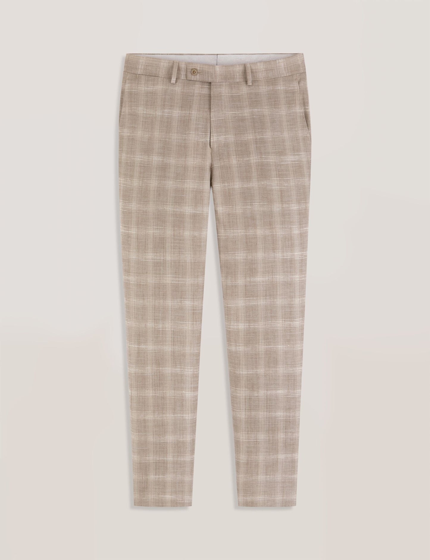 Ted Baker WINTER-CHECK Tonal Check Modern Fit Suit Pants TAUPE