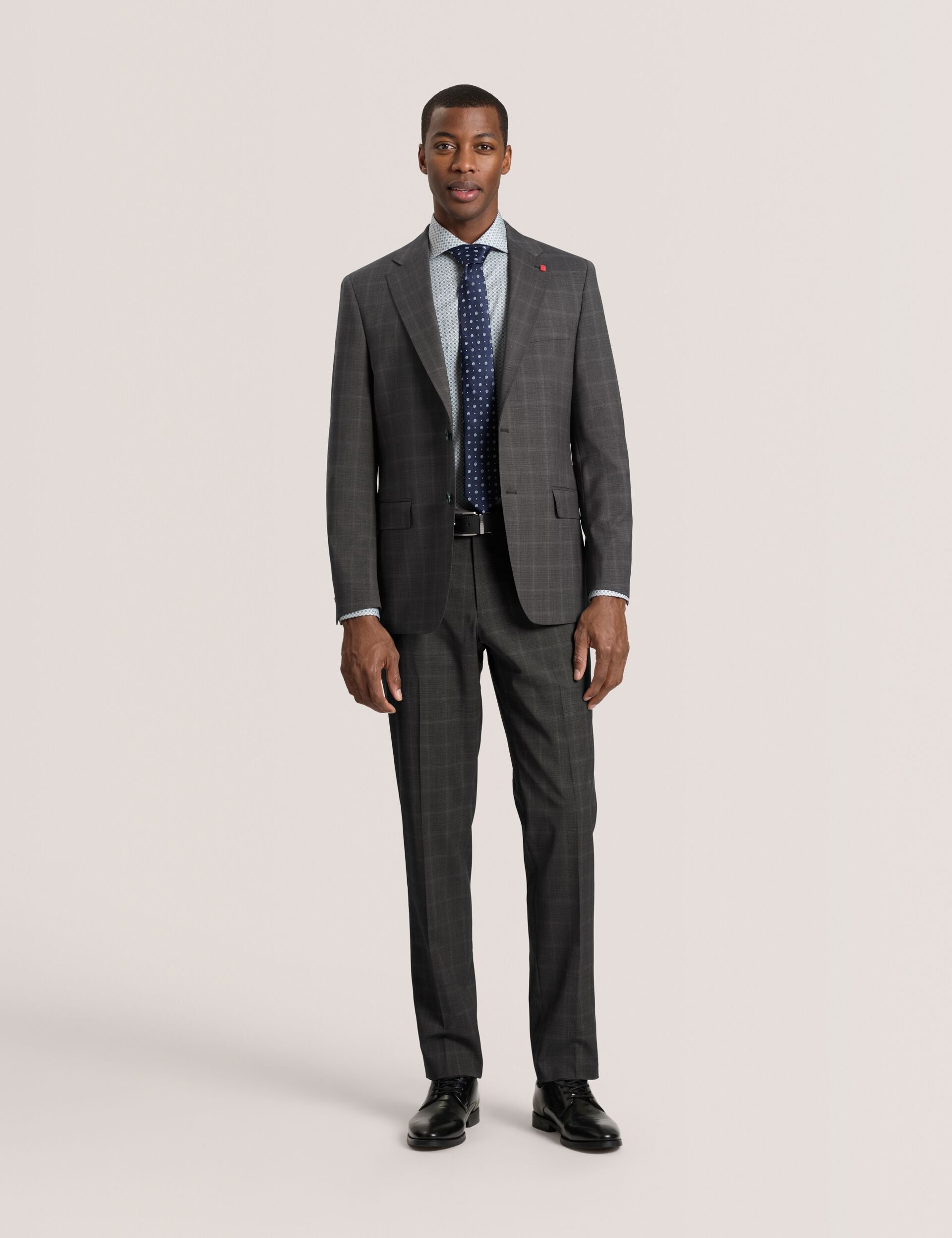 Ted Baker WRIGHT Window Check Modern Fit Suit Jacket DARK GREY