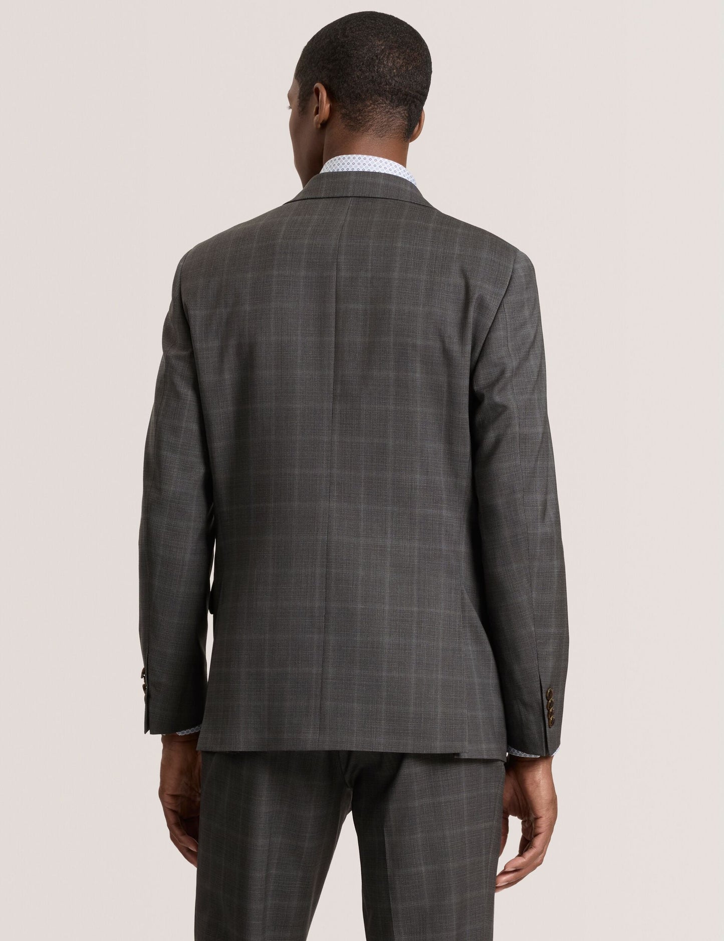 Ted Baker WRIGHT Window Check Modern Fit Suit Jacket DARK GREY