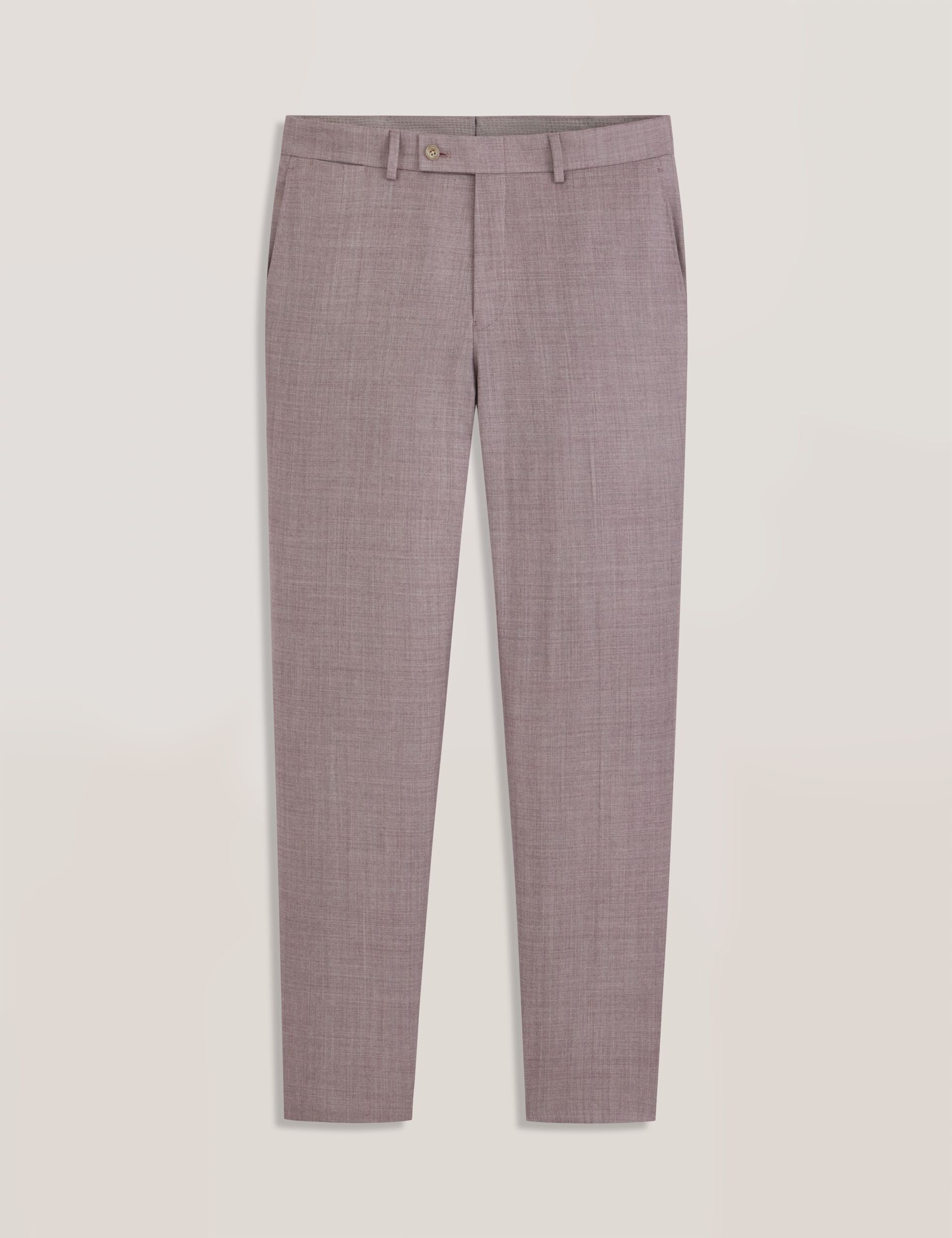 Ted Baker WINTER Sharkskin Wool Modern Fit Suit Pants MAUVE