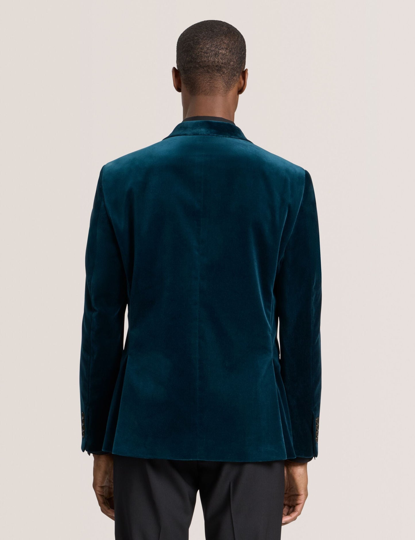 Ted Baker WEBSTER Velvet Single Breasted Tuxedo Jacket TEAL BLUE