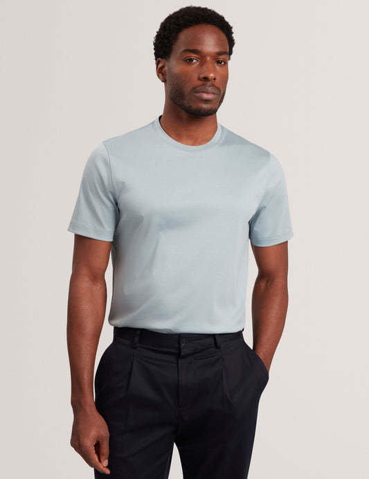 Ted Baker KONRRAD Soft Touch Cotton Crew Neck T-Shirt BLUE