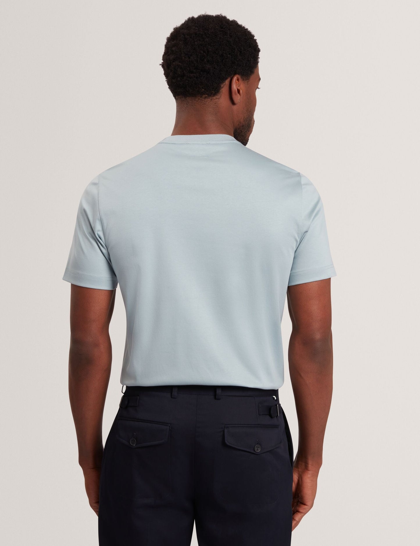 Ted Baker KONRRAD Soft Touch Cotton Crew Neck T-Shirt BLUE