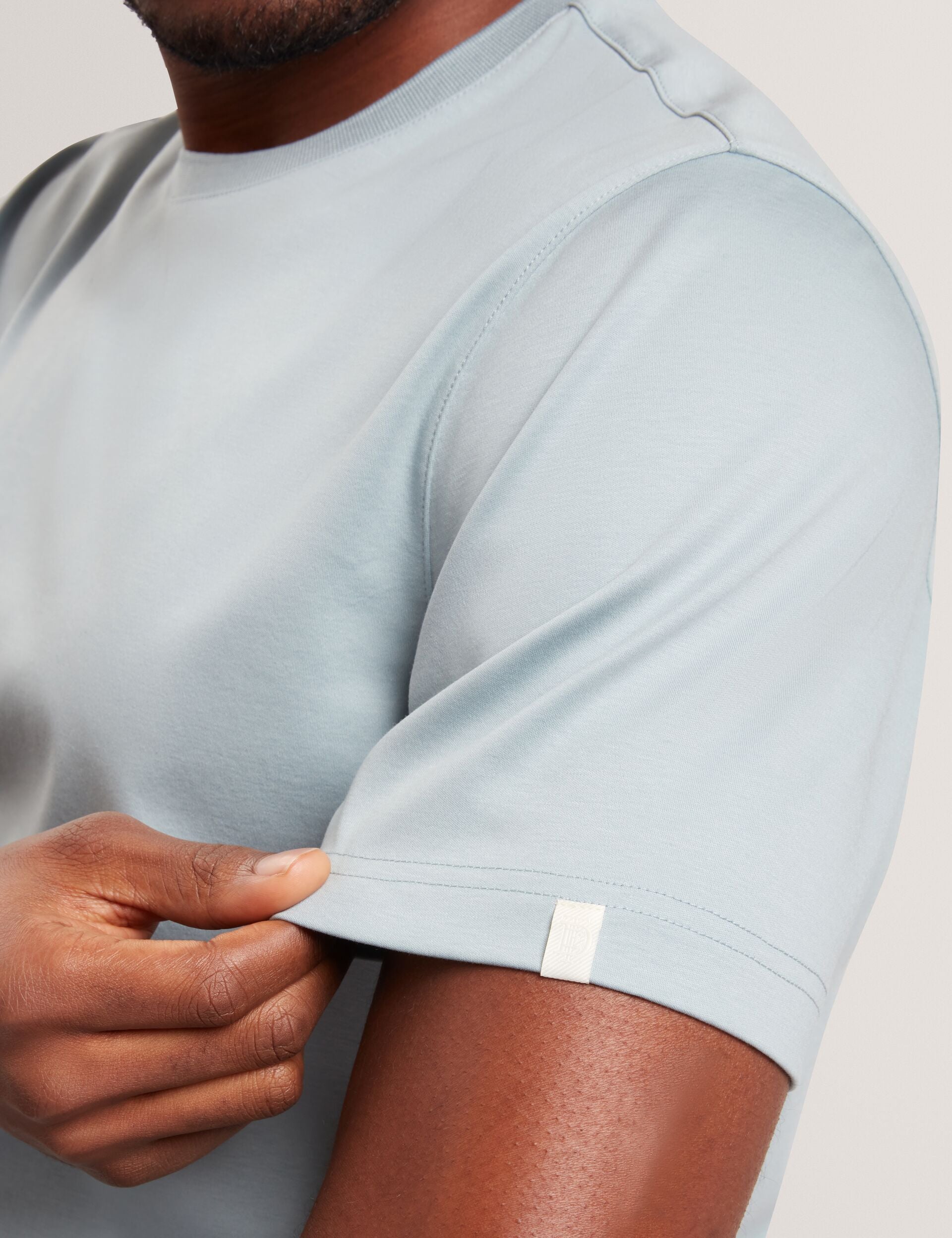 Ted Baker KONRRAD Soft Touch Cotton Crew Neck T-Shirt BLUE