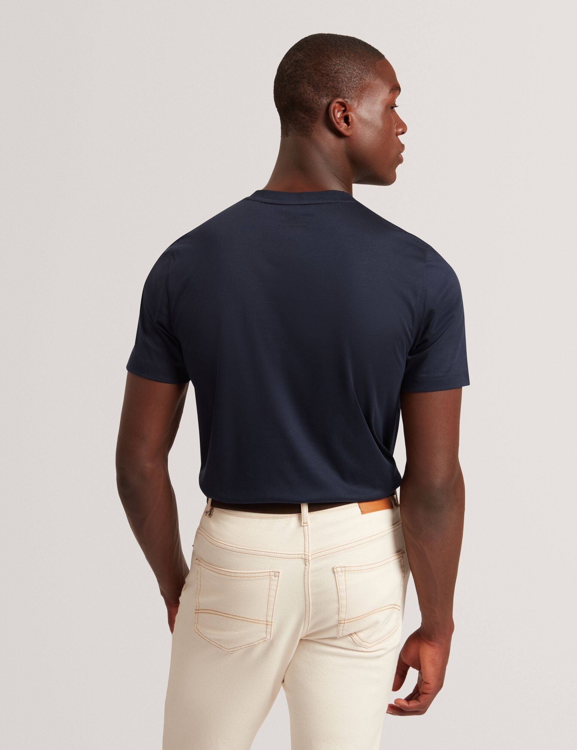 Ted Baker KONRRAD Soft Touch Crew Neck T-Shirt NAVY