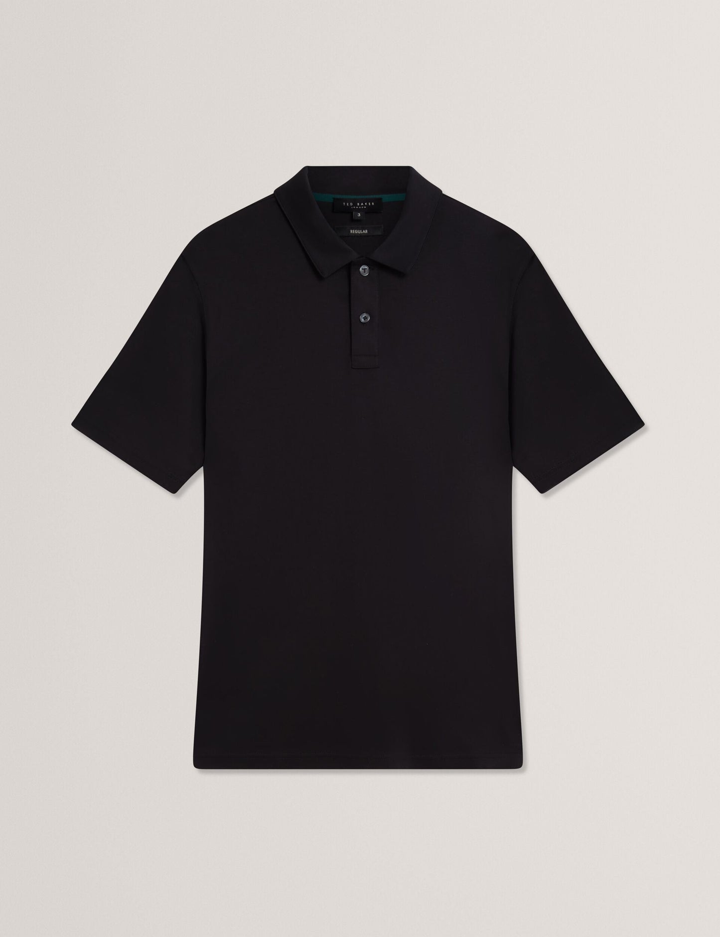 Ted Baker CONNALL Soft Touch Cotton Short Sleeve Polo BLACK