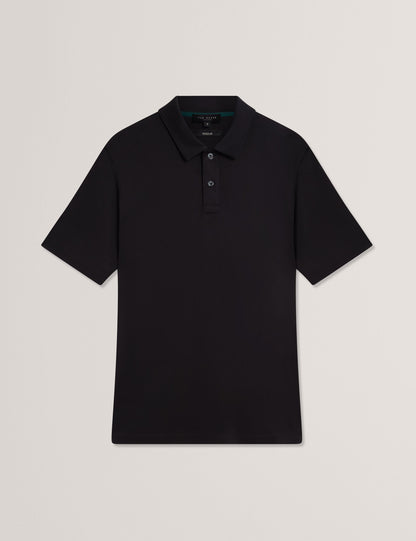 Ted Baker CONNALL Soft Touch Cotton Short Sleeve Polo BLACK
