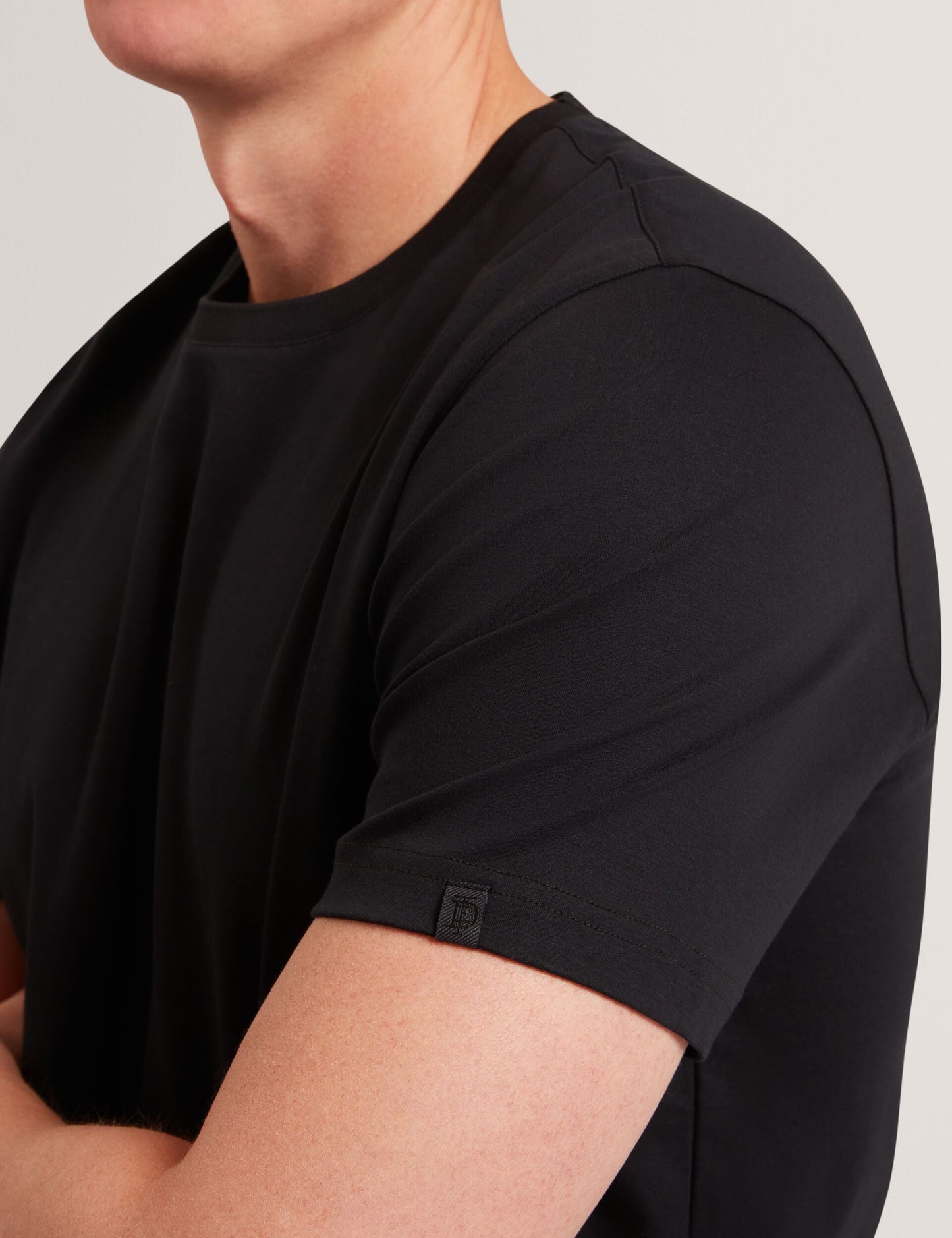 Ted Baker KONRRAD Soft Touch Crew Neck T-Shirt BLACK