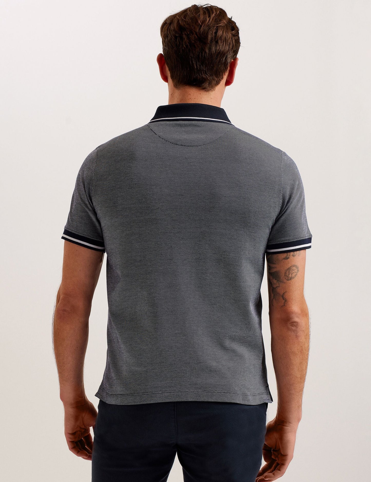 Ted Baker Helta - Short Sleeve Slim Fit Polo NAVY
