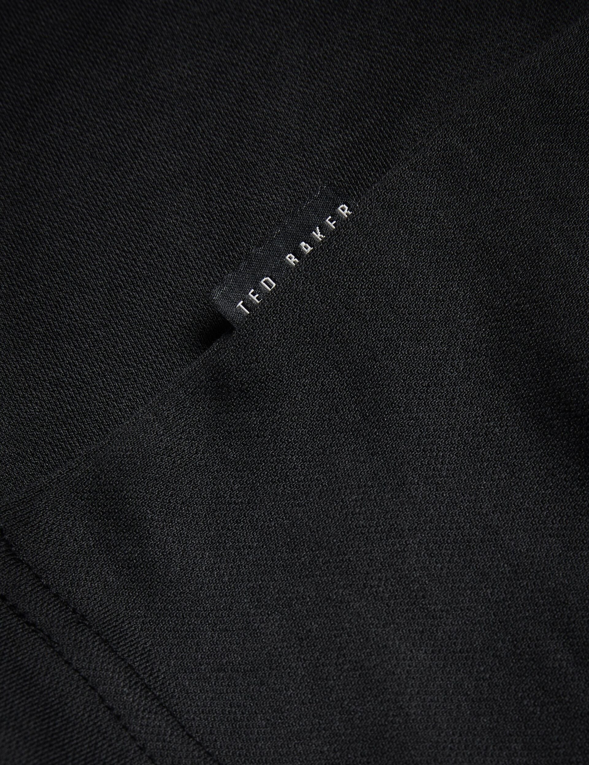 Ted Baker GALDON - Short Sleeve Regular Fit Polo BLACK