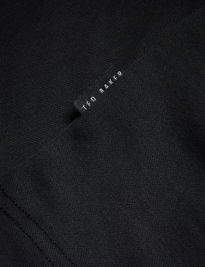 Ted Baker GALDON - Short Sleeve Regular Fit Polo BLACK