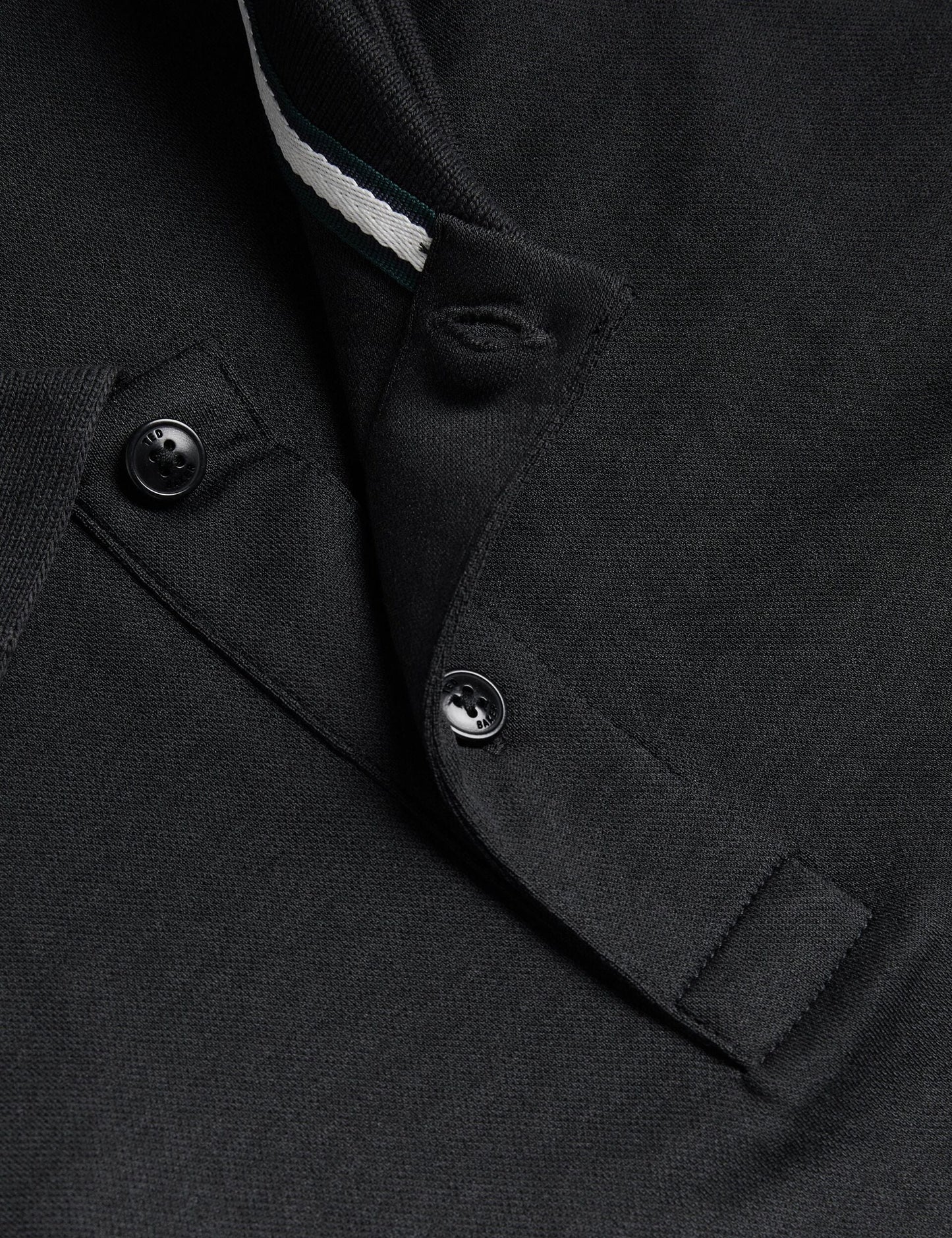 Ted Baker GALDON - Short Sleeve Regular Fit Polo BLACK