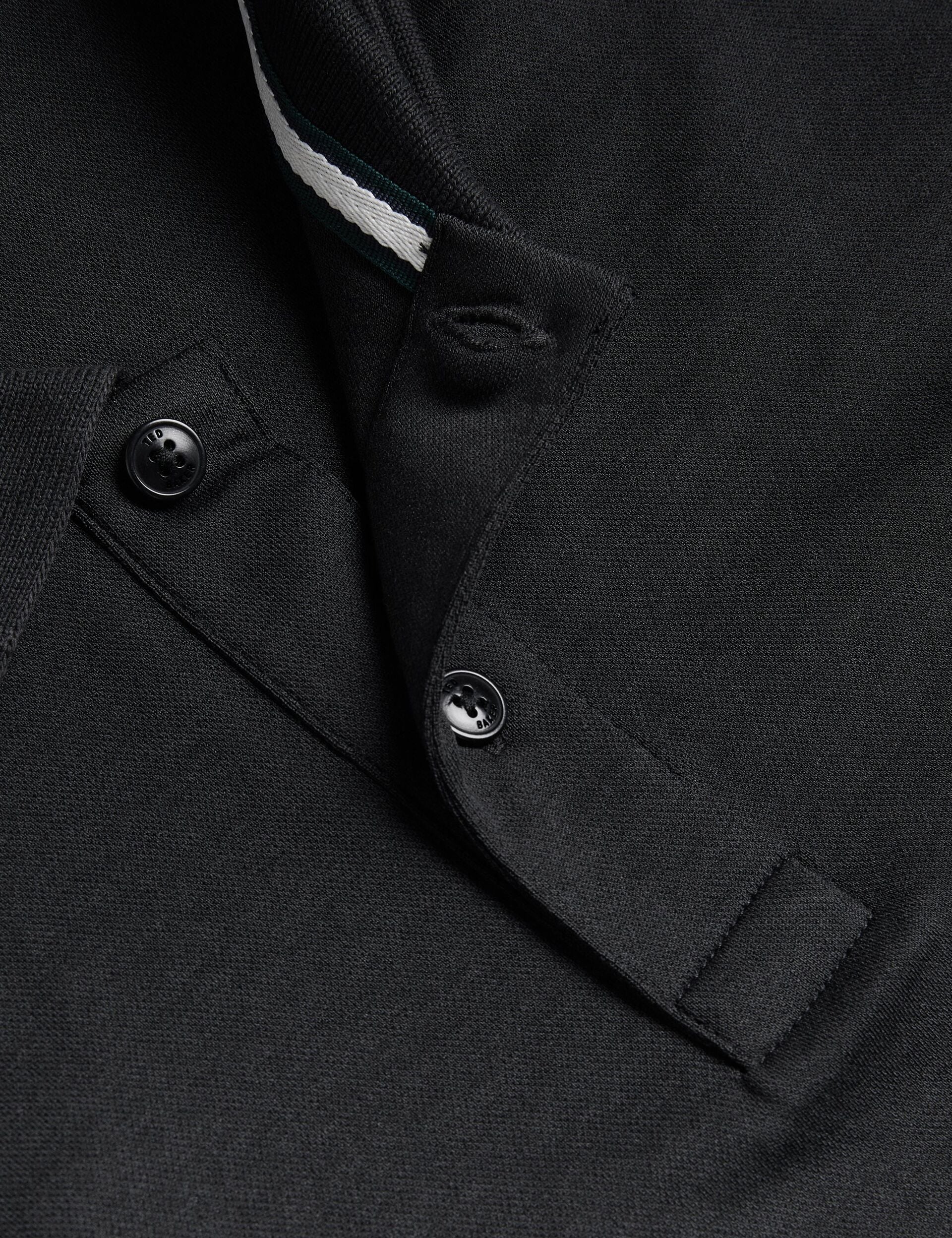 Ted Baker GALDON - Short Sleeve Regular Fit Polo BLACK