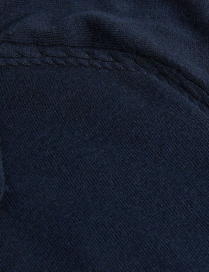 Ted Baker PELTZ - SS Regular Silk Blend Polo NAVY