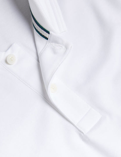 Ted Baker GALDON - Short Sleeve Regular Fit Polo WHITE