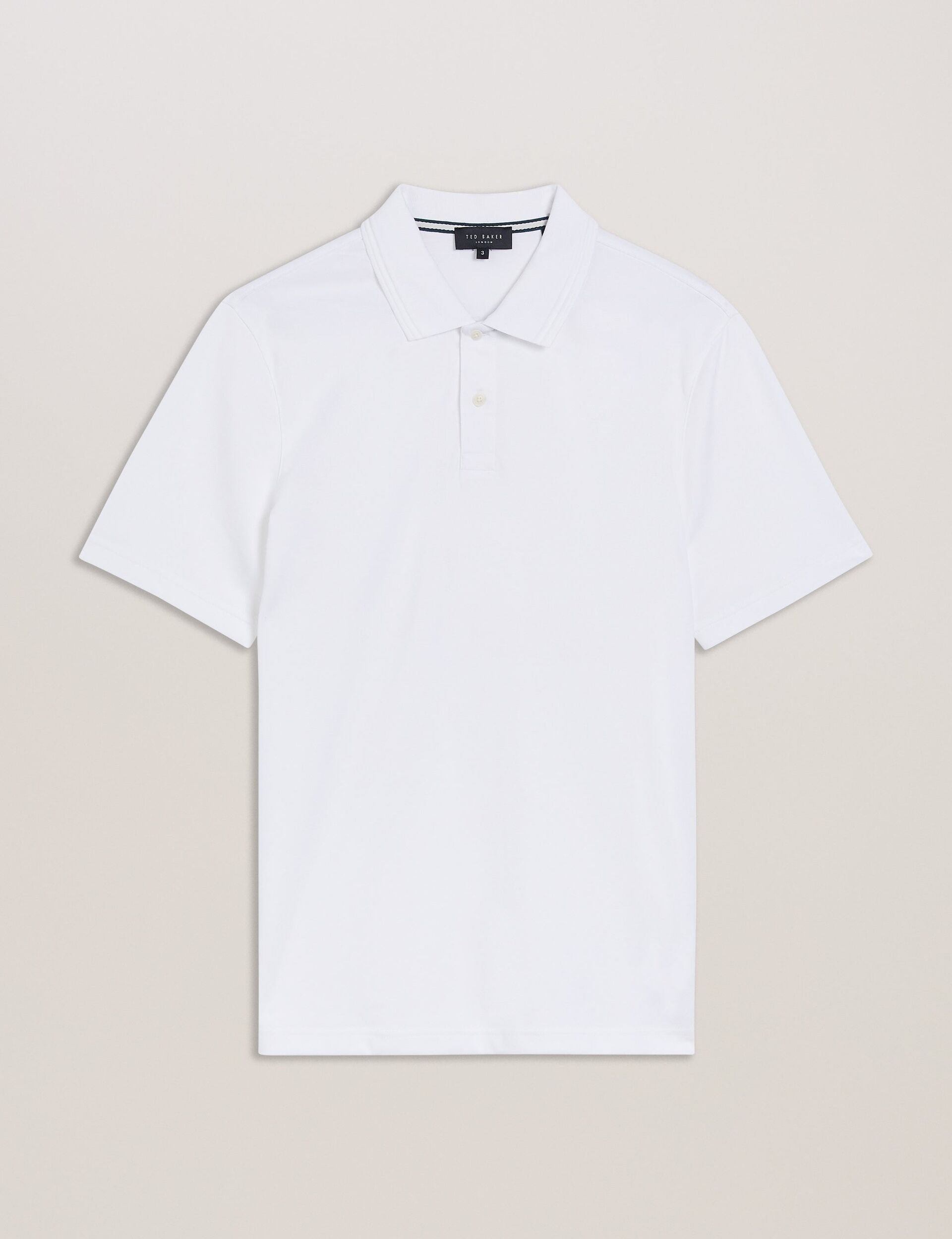 Ted Baker GALDON - Short Sleeve Regular Fit Polo WHITE