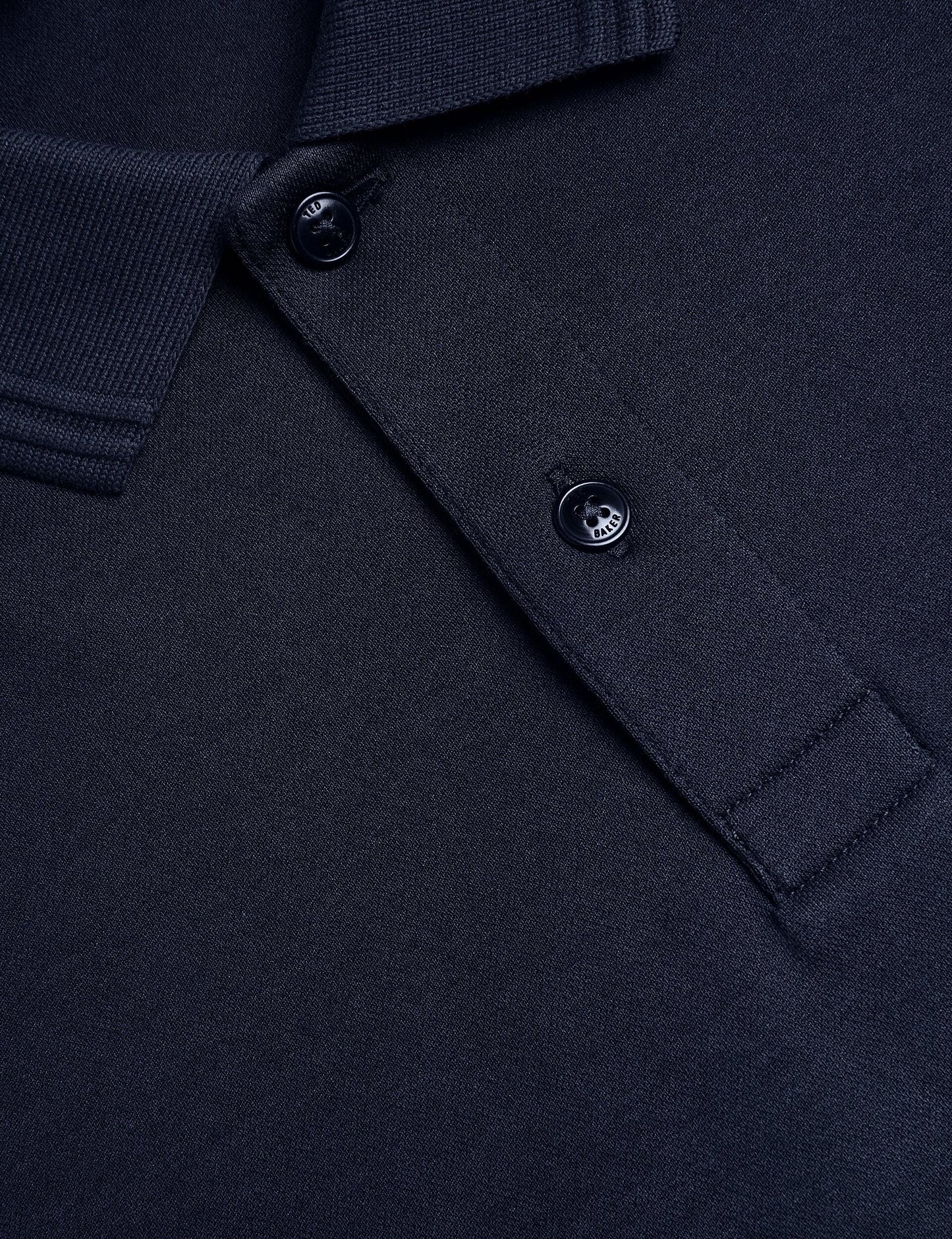 Ted Baker GALDON - Short Sleeve Regular Fit Polo NAVY