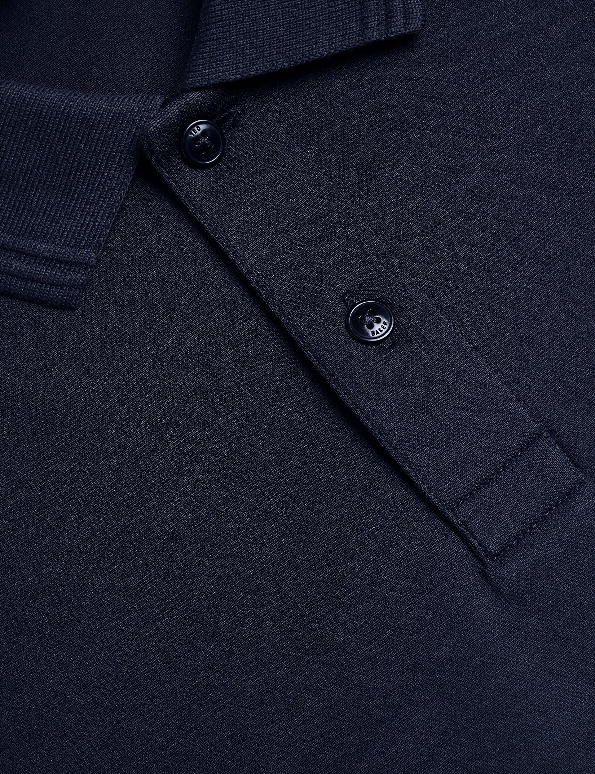 Ted Baker GALDON - Short Sleeve Regular Fit Polo NAVY