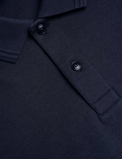 Ted Baker GALDON - Short Sleeve Regular Fit Polo NAVY