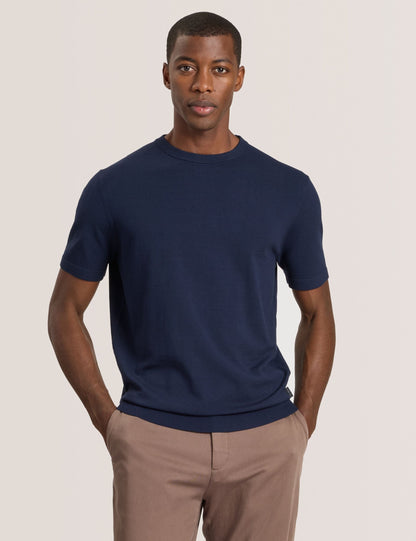 Ted Baker MODERN VISCOSE BLEND CREW - Sea Navy NAVY