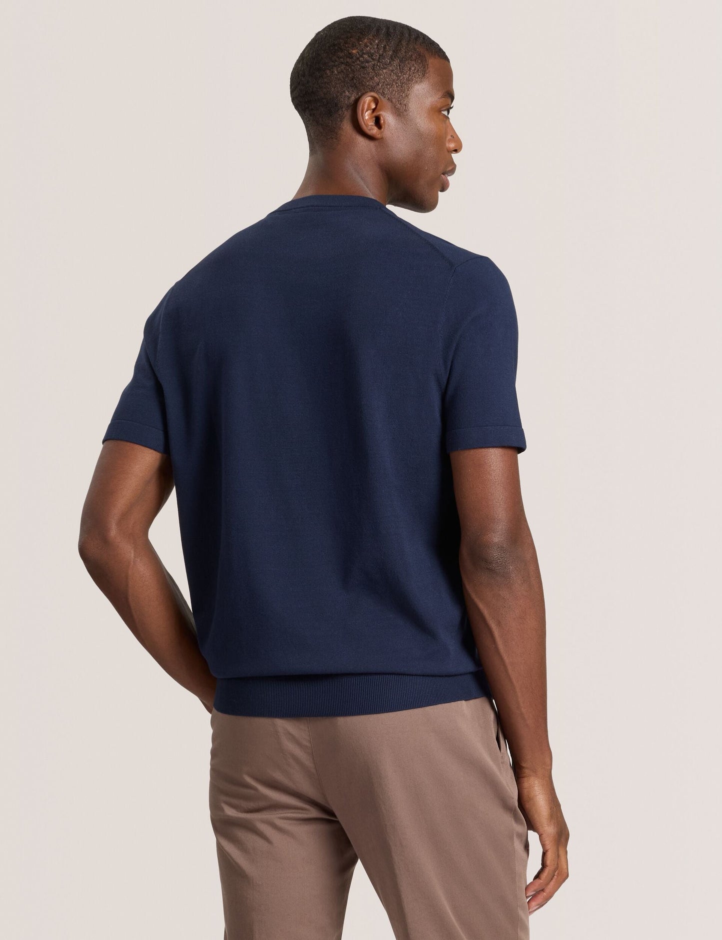 Ted Baker MODERN VISCOSE BLEND CREW - Sea Navy NAVY
