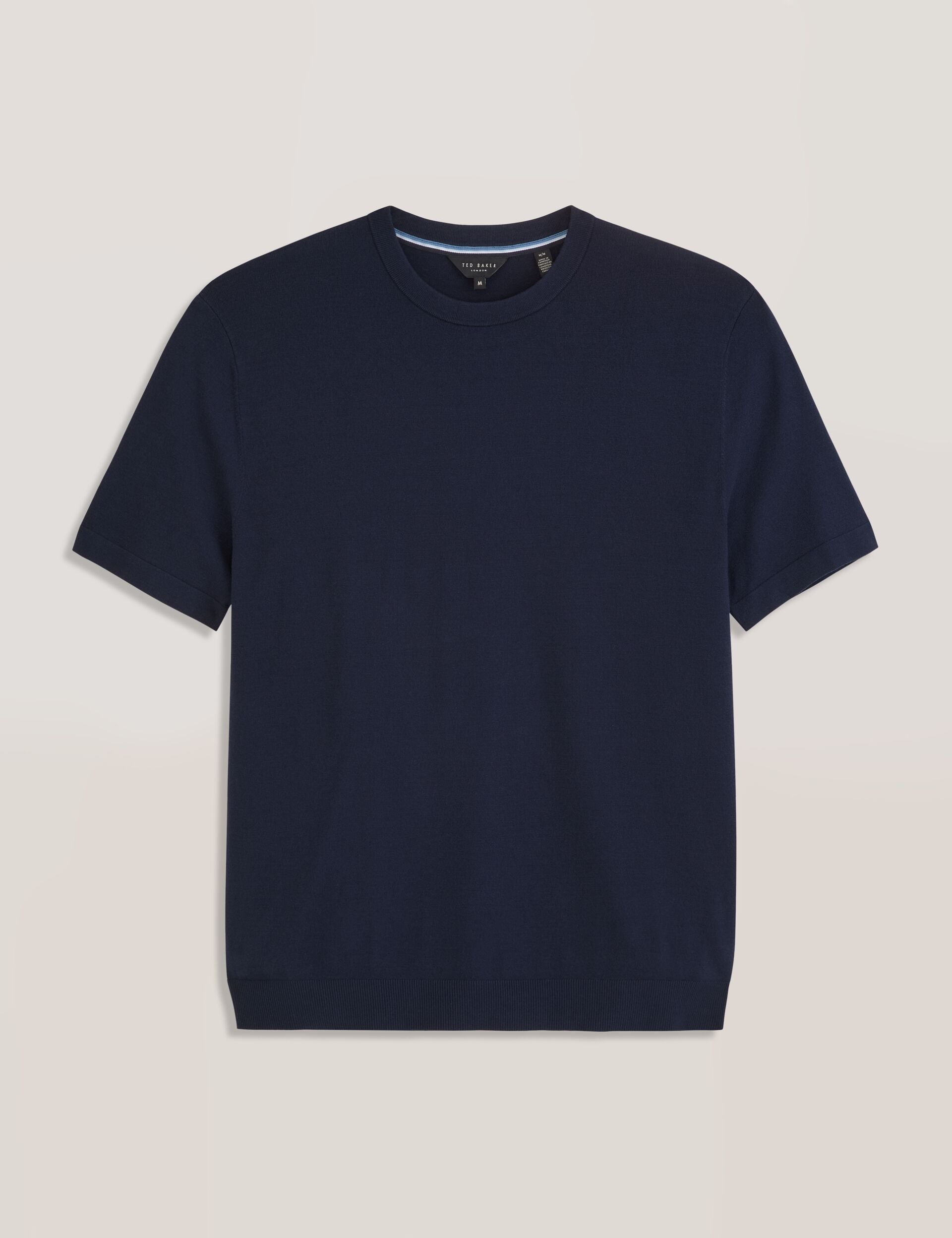 Ted Baker MODERN VISCOSE BLEND CREW - Sea Navy NAVY