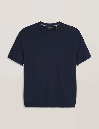 Ted Baker MODERN VISCOSE BLEND CREW - Sea Navy NAVY