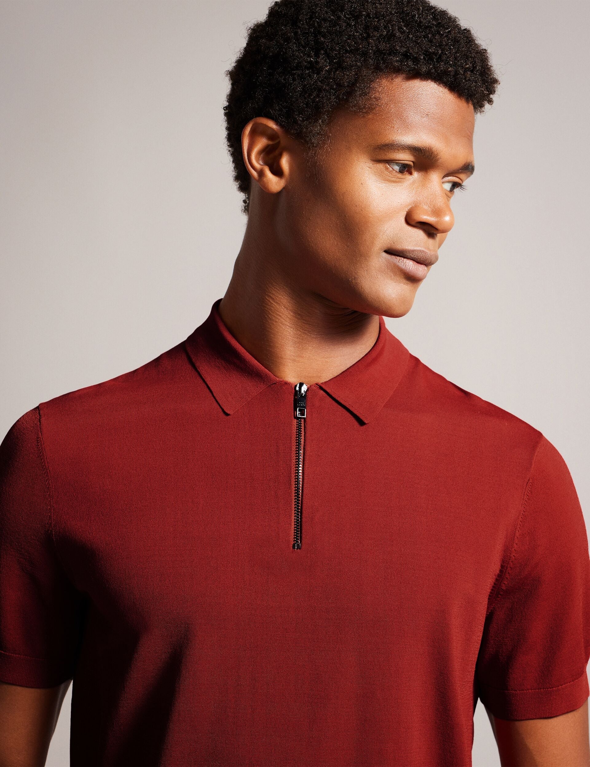 Ted Baker DALDIN - Polo Shirt DARK ORANGE
