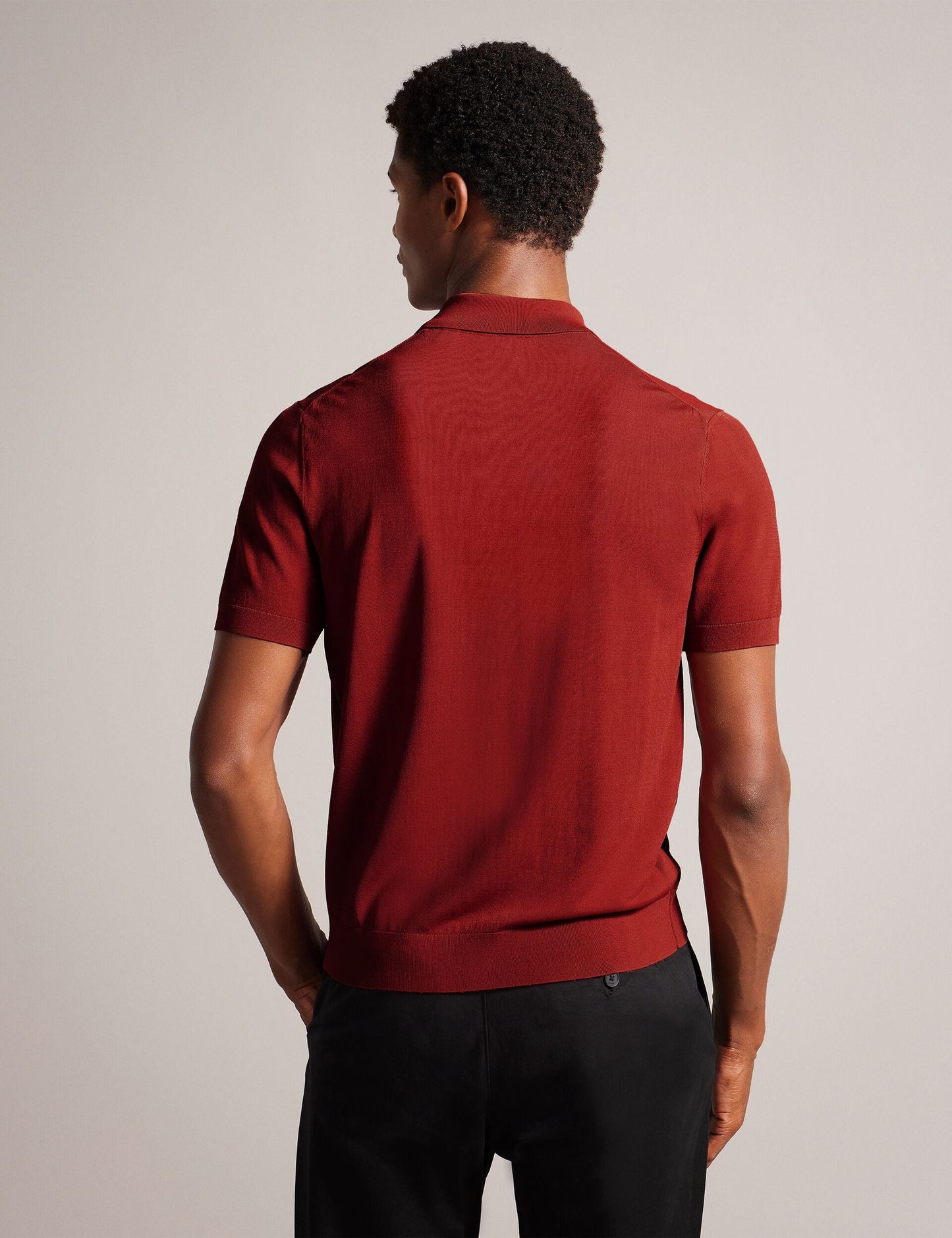 Ted Baker DALDIN - Polo Shirt DARK ORANGE