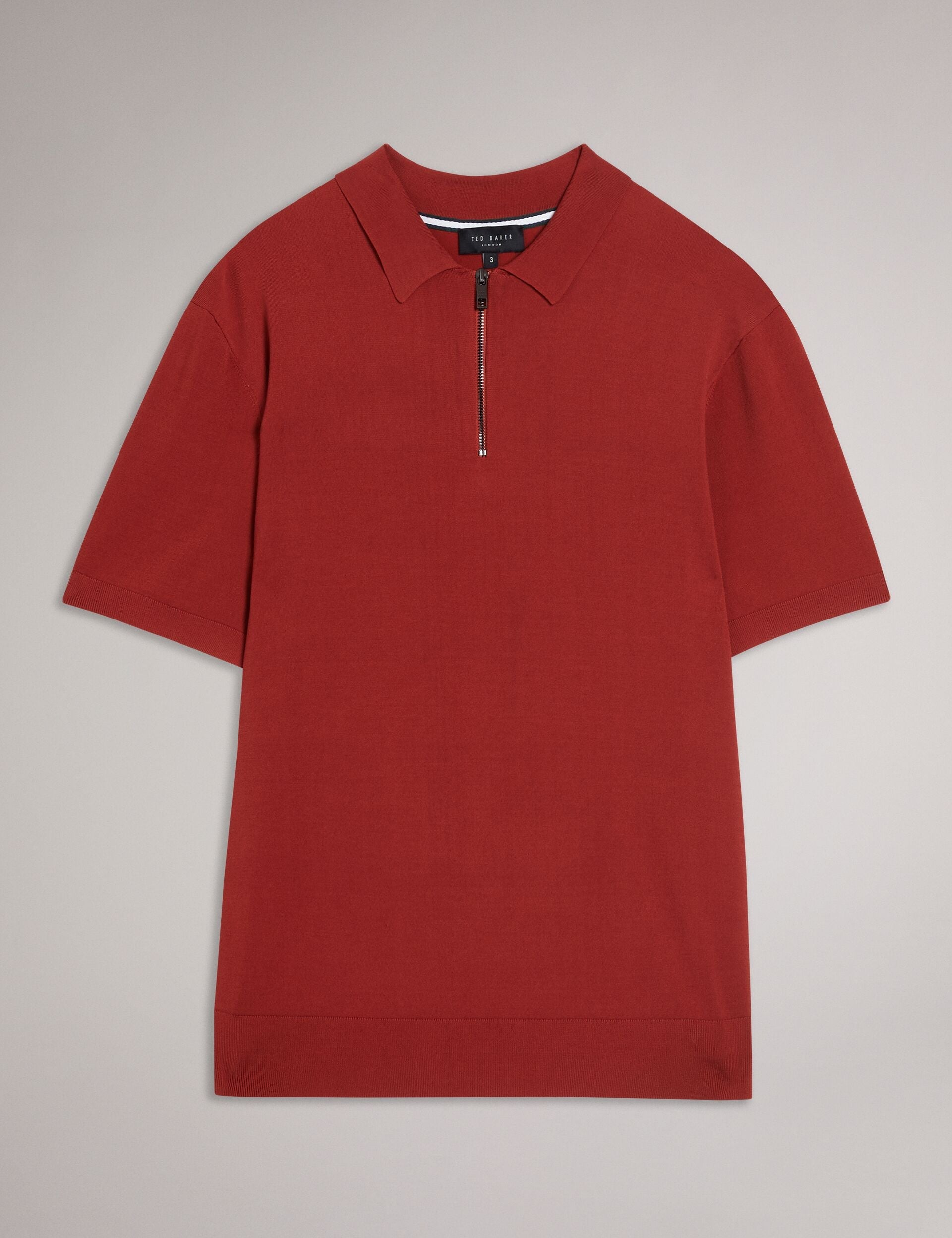 Ted Baker DALDIN - Polo Shirt DARK ORANGE