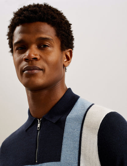 Ted Baker AMBLER - Polo Shirt NAVY