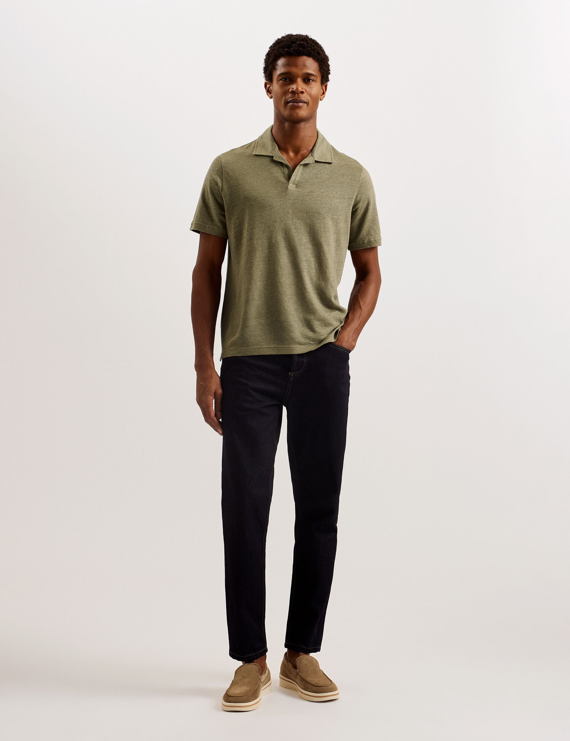Ted Baker FLINPO - Polo Shirt OLIVE