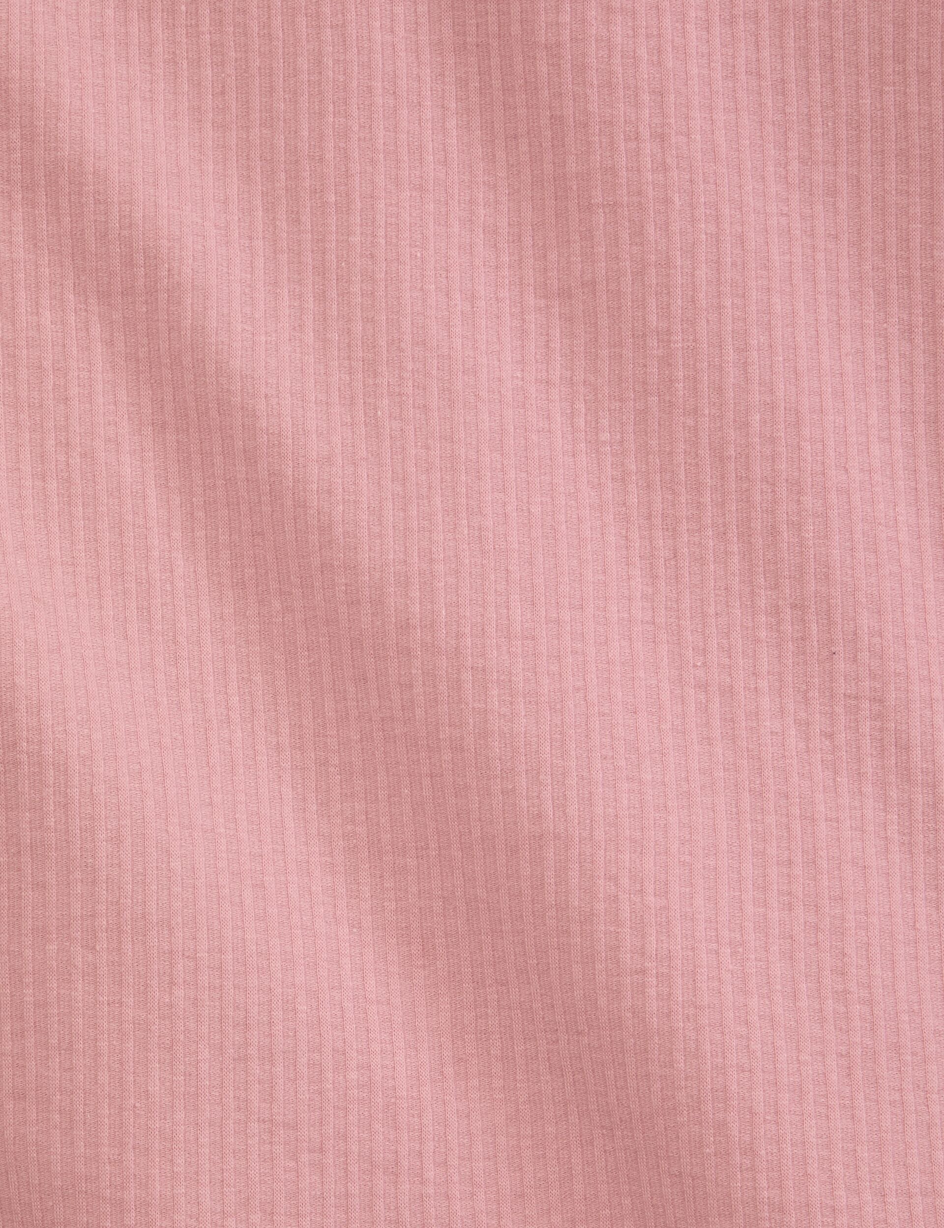 Ted Baker RIB ZIP POLO PALE PINK