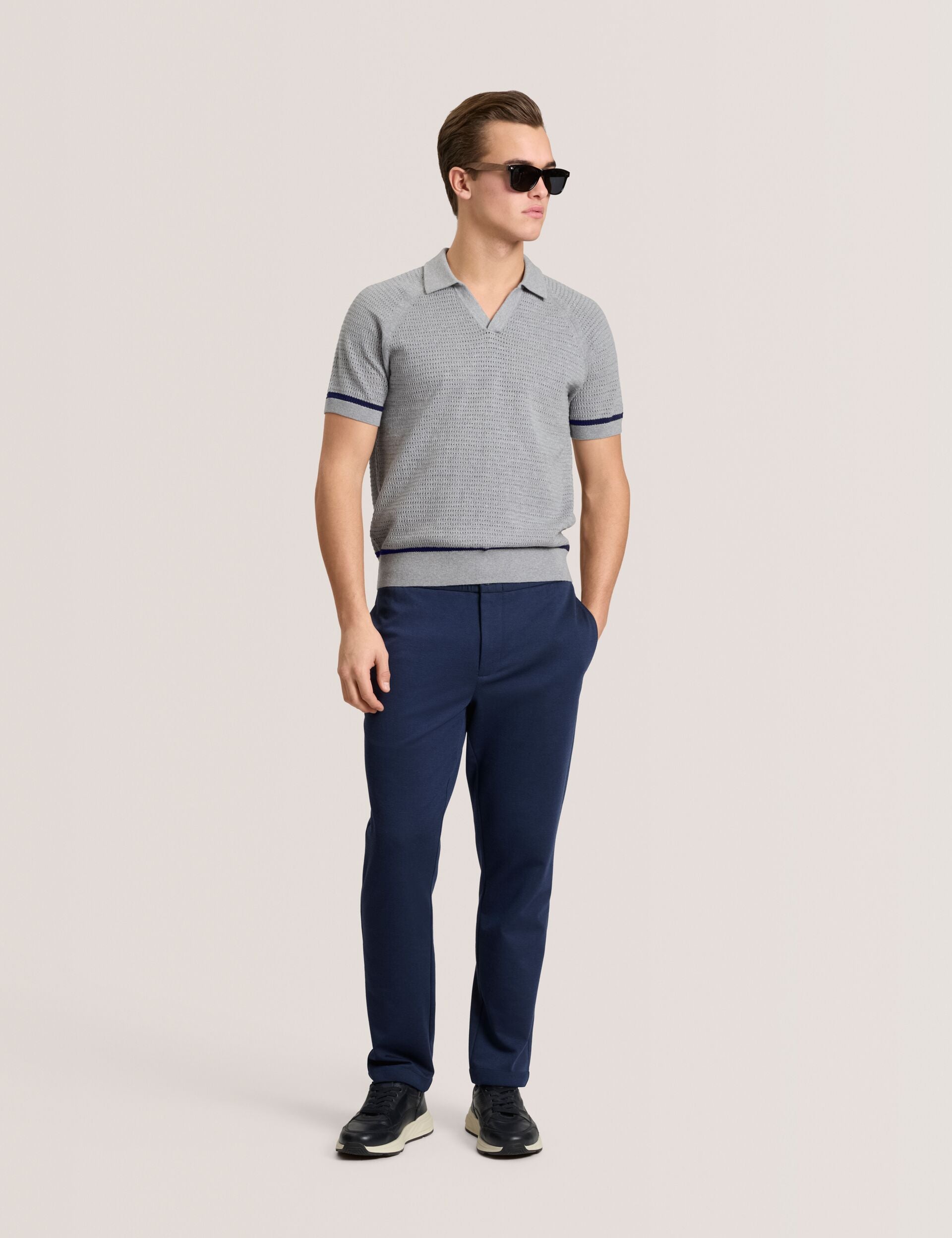 Ted Baker Sweater Polo GREY