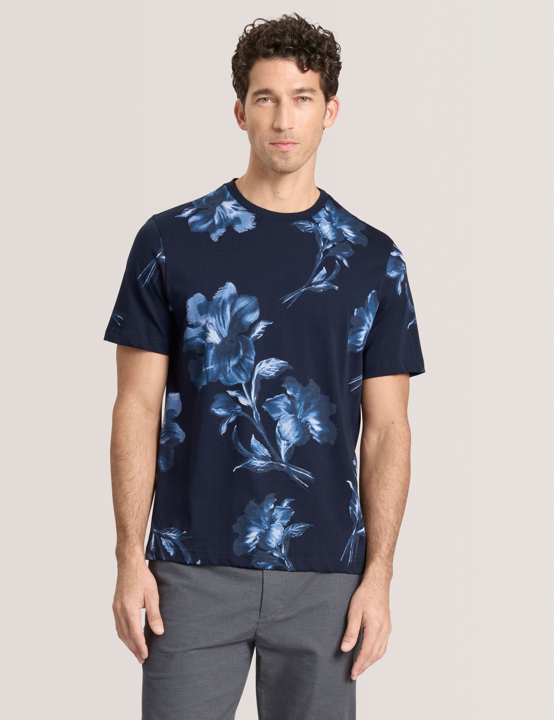 Ted Baker GRAPHIC TEE NAVY