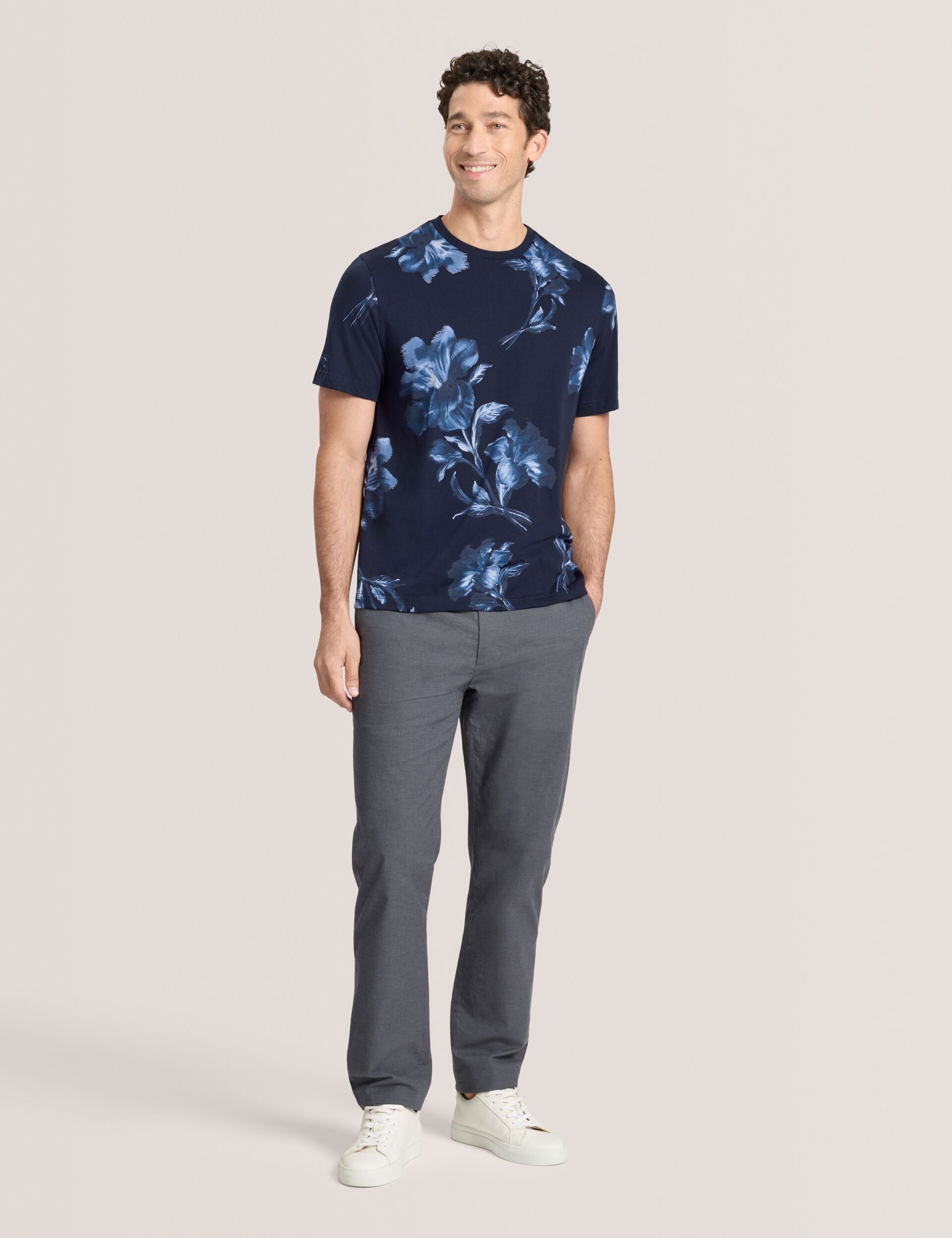 Ted Baker GRAPHIC TEE NAVY