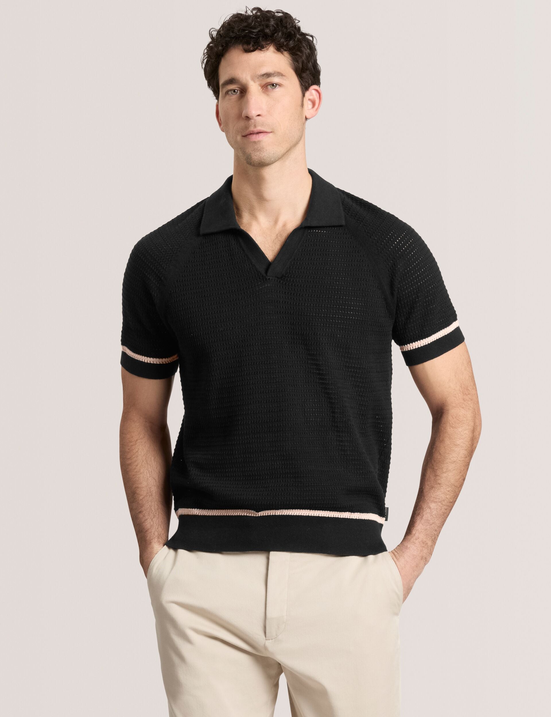Ted Baker Sweater Polo BLACK