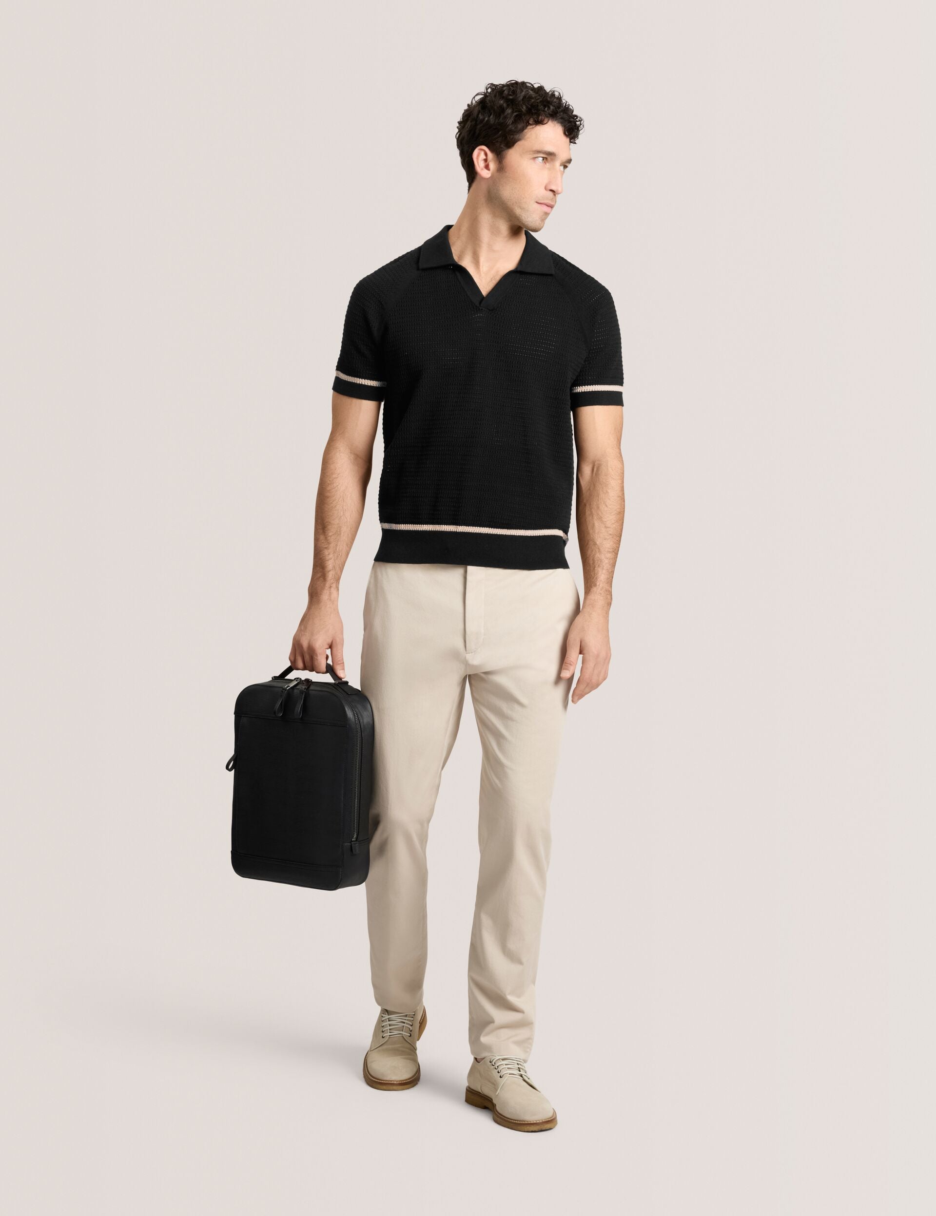 Ted Baker Sweater Polo BLACK