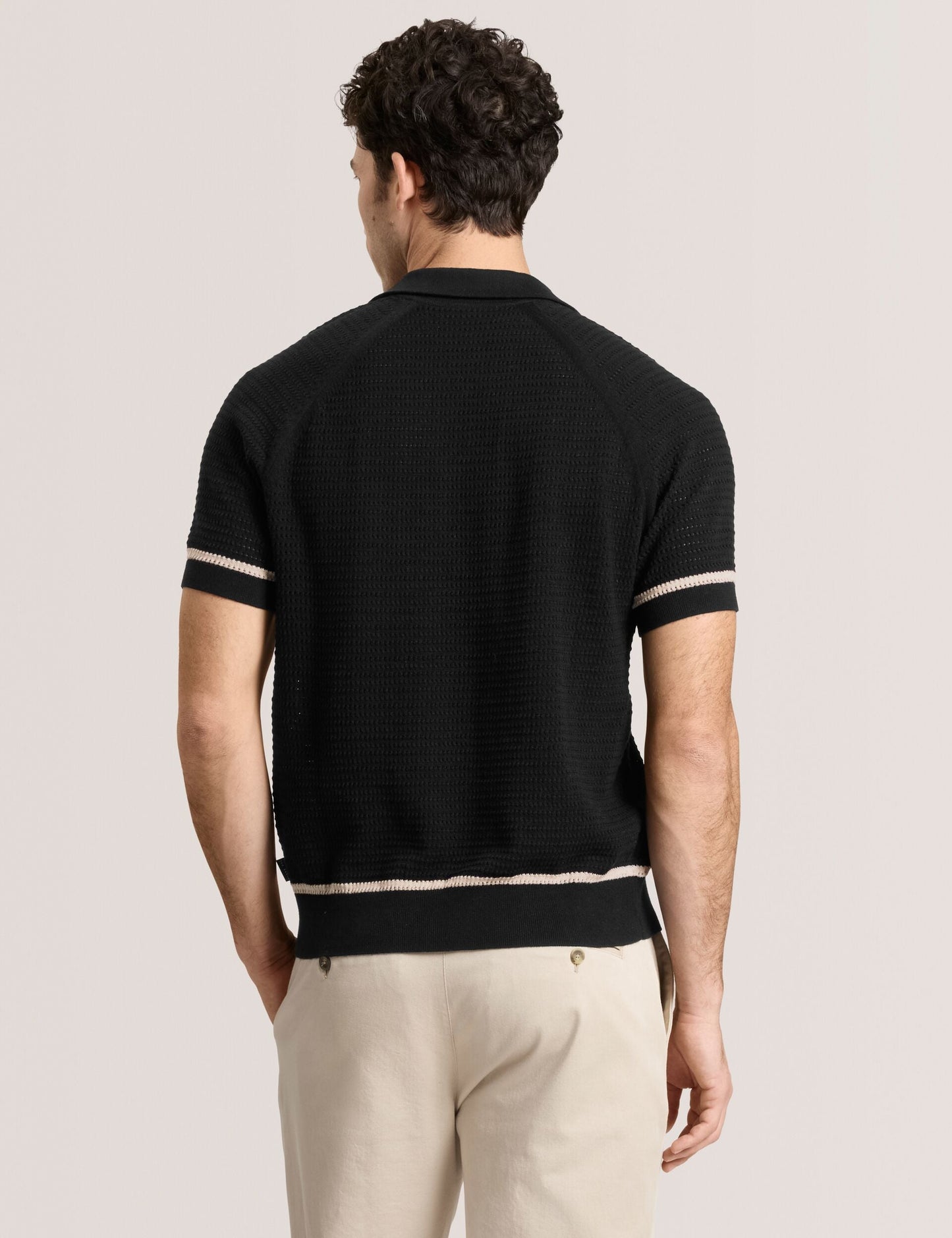 Ted Baker Sweater Polo BLACK