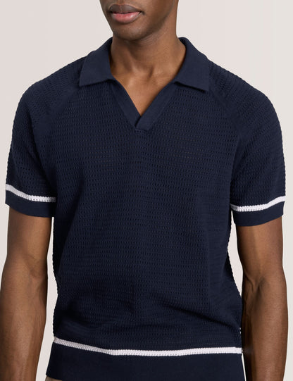 Ted Baker Sweater Polo NAVY