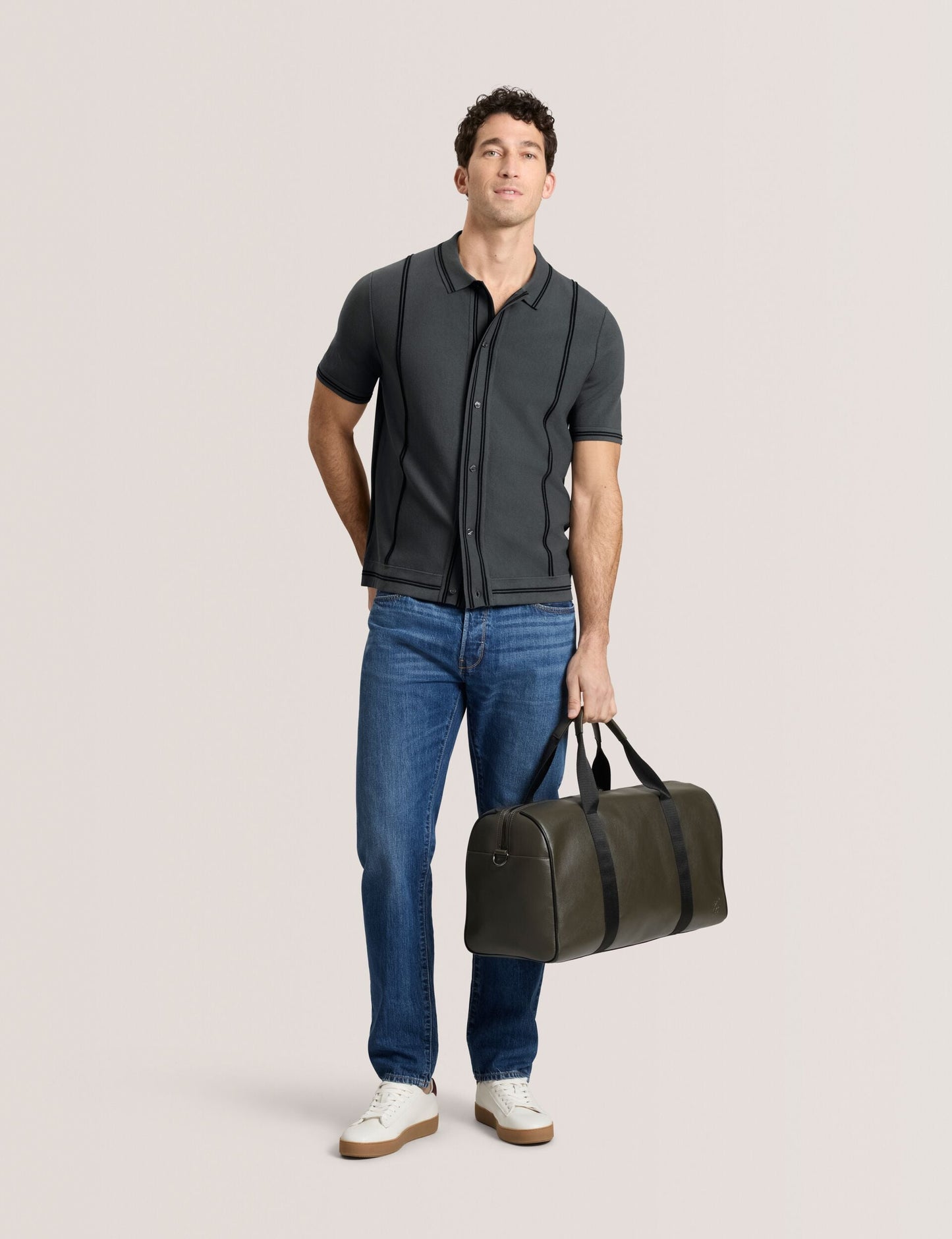 Ted Baker Sweater Polo DARK GREY