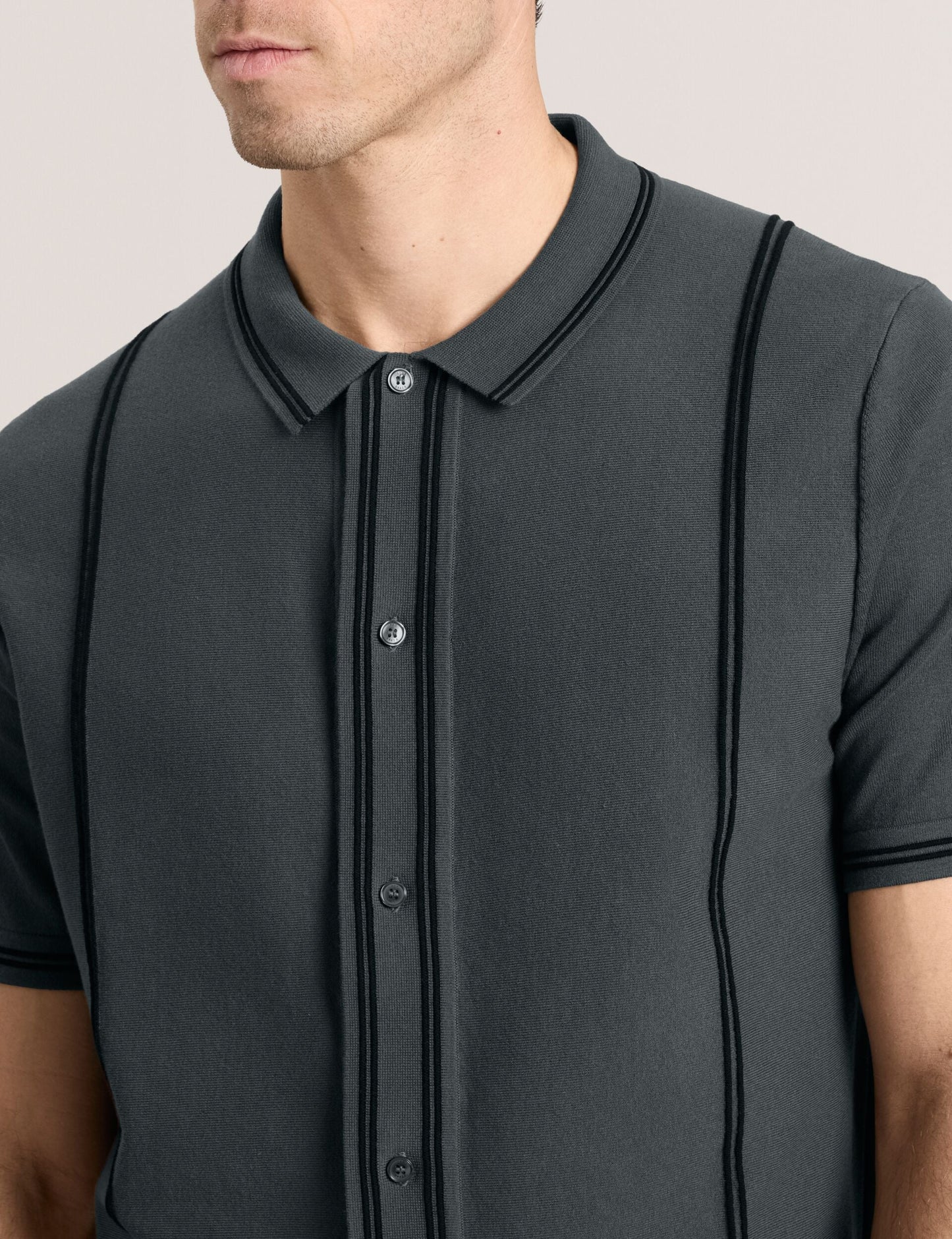 Ted Baker Sweater Polo DARK GREY